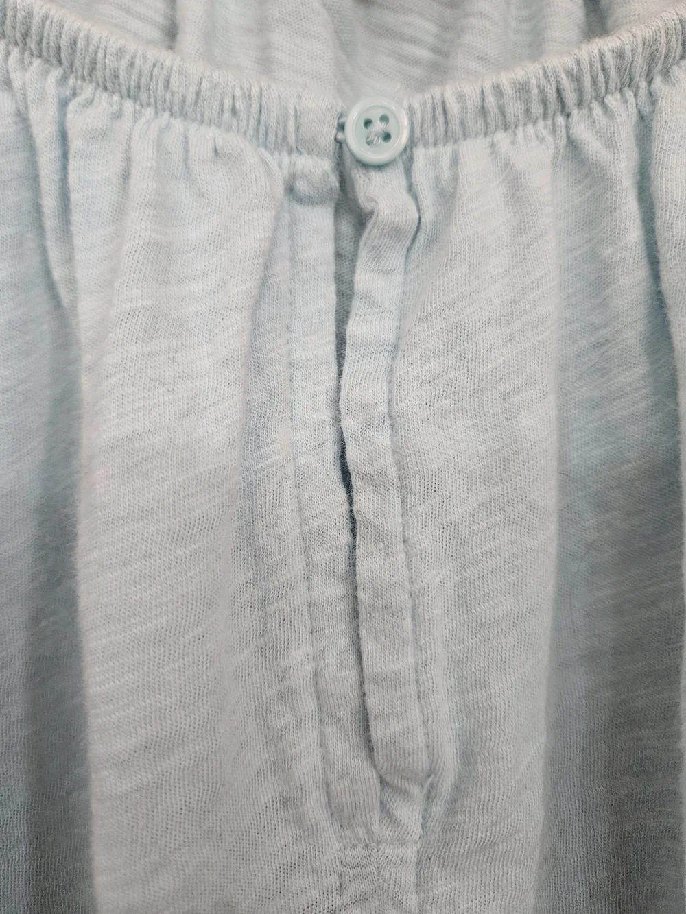 Old Navy White Puff Sleeve Peasant Blouse